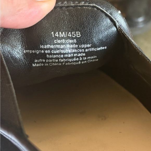 Karl Lagerfeld Black Leather Slip On Shoes Cler Black Suede Men’s Size 14M - Picture 11 of 12